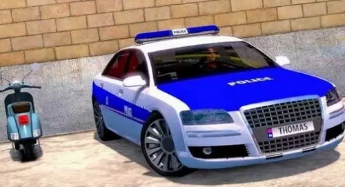 高级警车竞速红包版