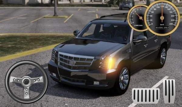 凯迪拉克豪车驾驶变态版
