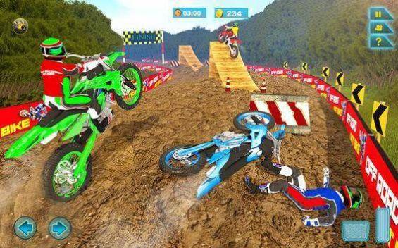 真实越野摩托车