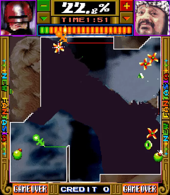 新幻想划线美女