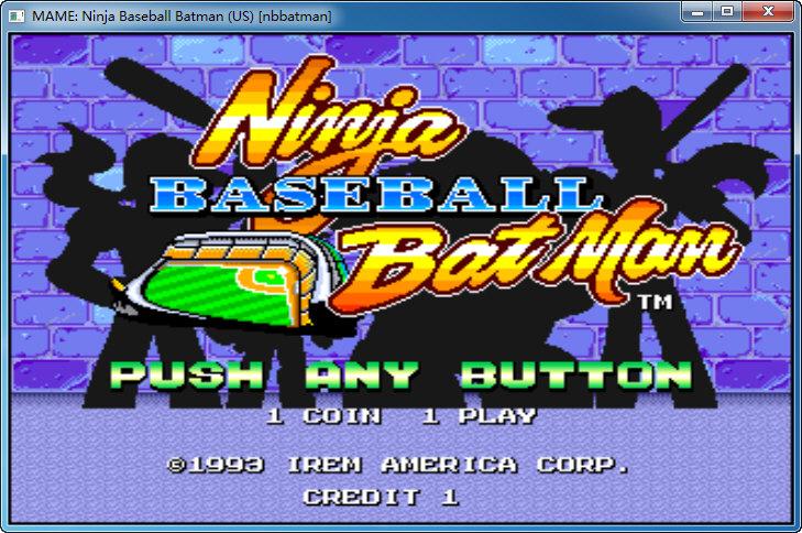 忍者棒球街机版(ninja baseball batman)