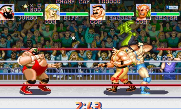 街机摔跤霸王街机游戏改版
