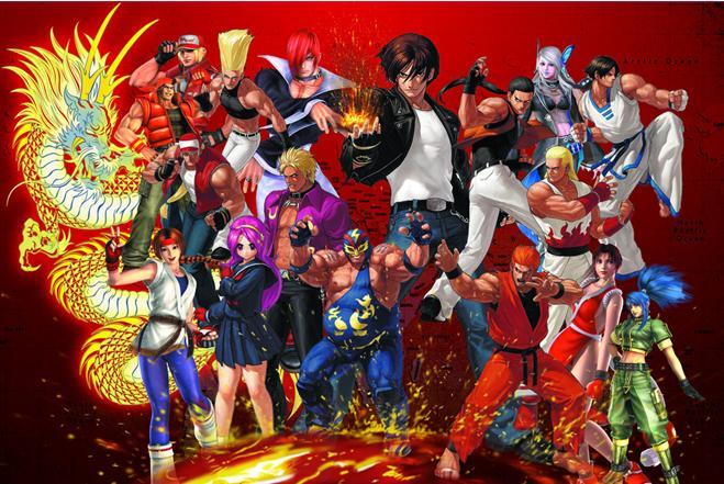 街机拳皇合集(包括所有的隐藏人物)
