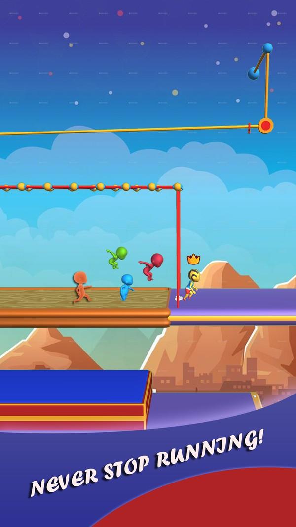 疯狂小人特技酷跑