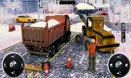 模拟铲雪车