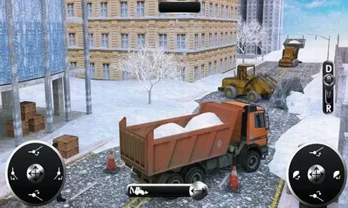 模拟铲雪车