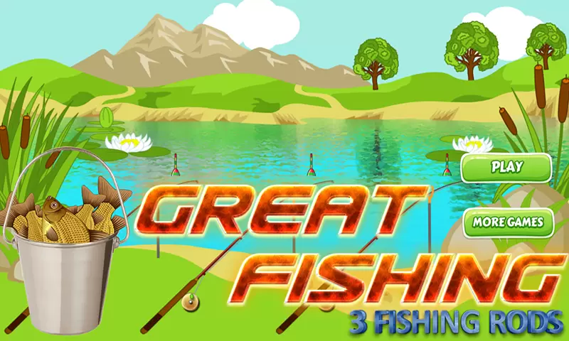 悠闲钓鱼小游戏