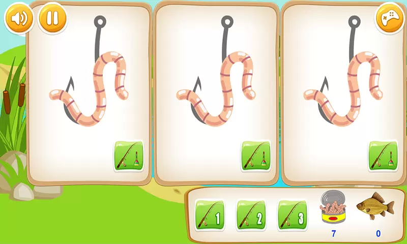 悠闲钓鱼小游戏