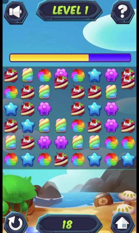 糖果森林对对碰小游戏