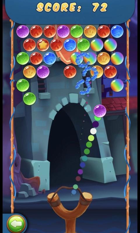 趣味弹弓泡泡龙小游戏