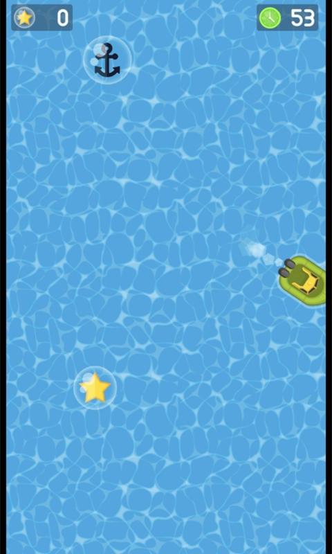 快艇躲避小游戏