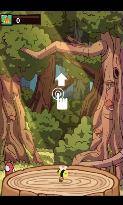 蜜蜂向上跳小游戏