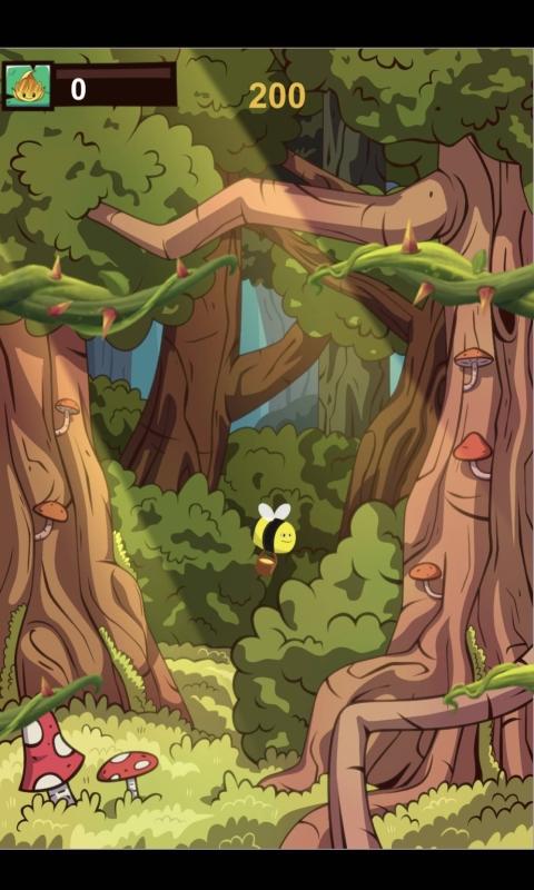 蜜蜂向上跳小游戏