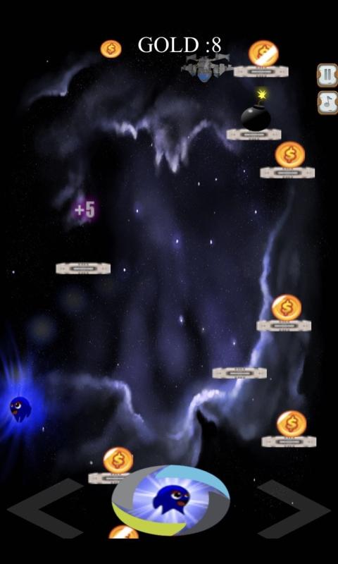 小蓝球向上跳小游戏