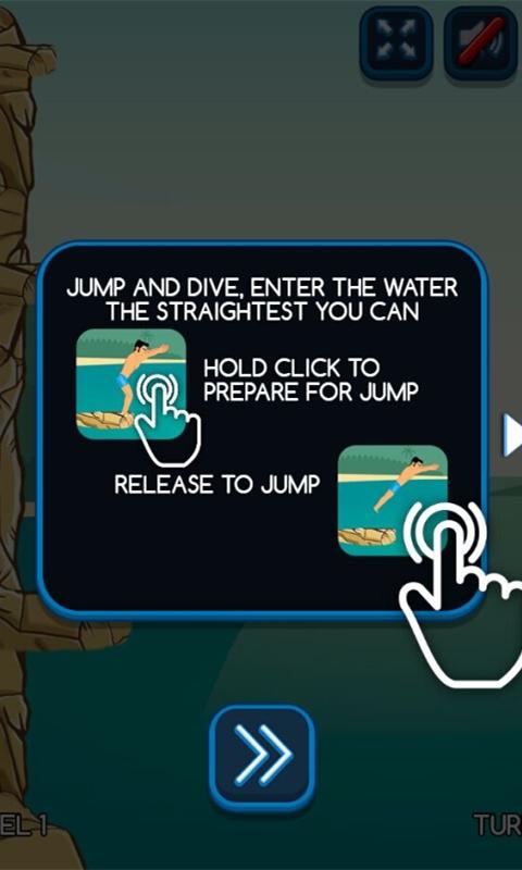 悬崖跳水运动小游戏