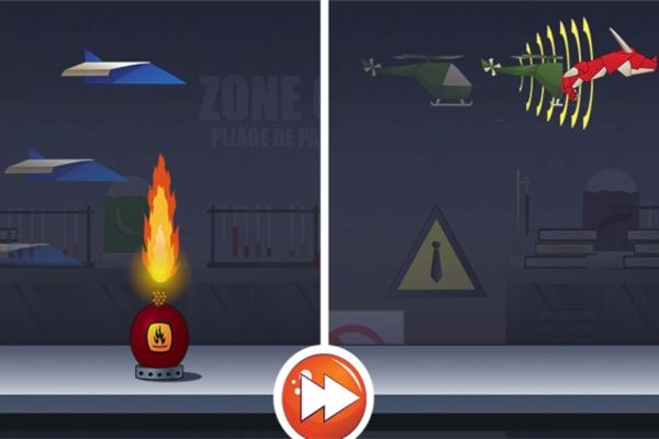 纸飞机实验室小游戏