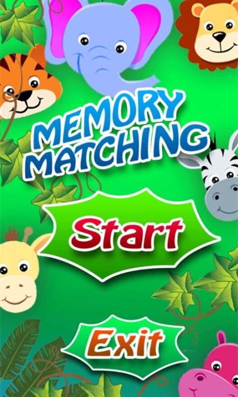 动物记忆大匹配小游戏