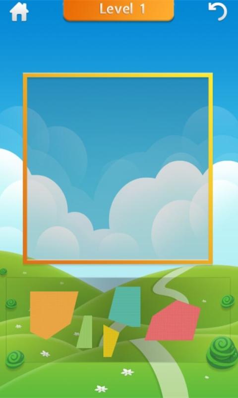 拼凑七巧板小游戏