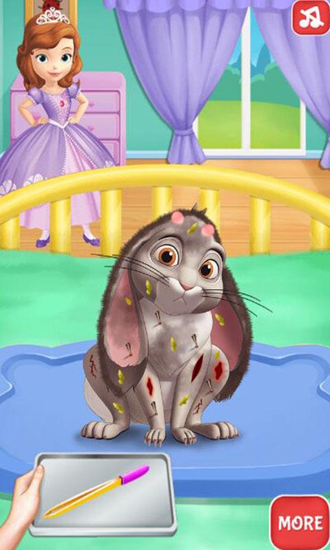 索菲亚照顾小兔子小游戏