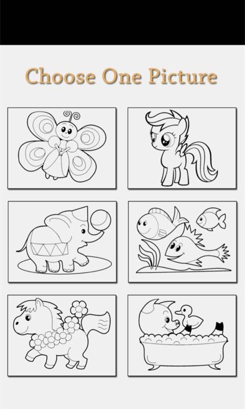 儿童动物涂鸦小游戏