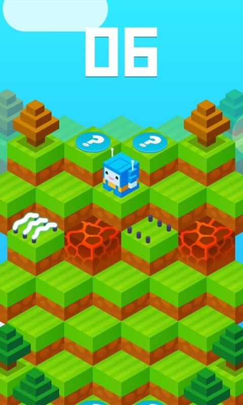 小盒子下山小游戏