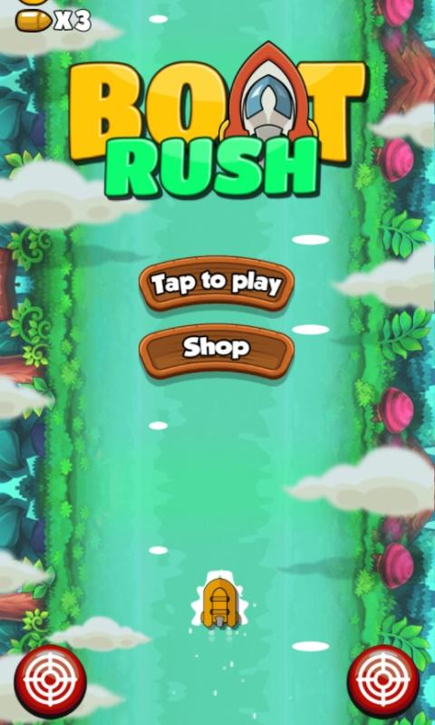 河流飞船小游戏