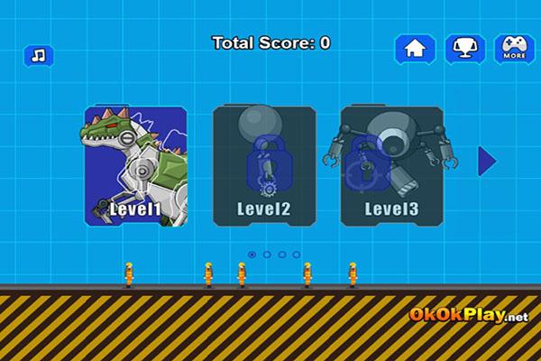 机器巨兽龙组装小游戏