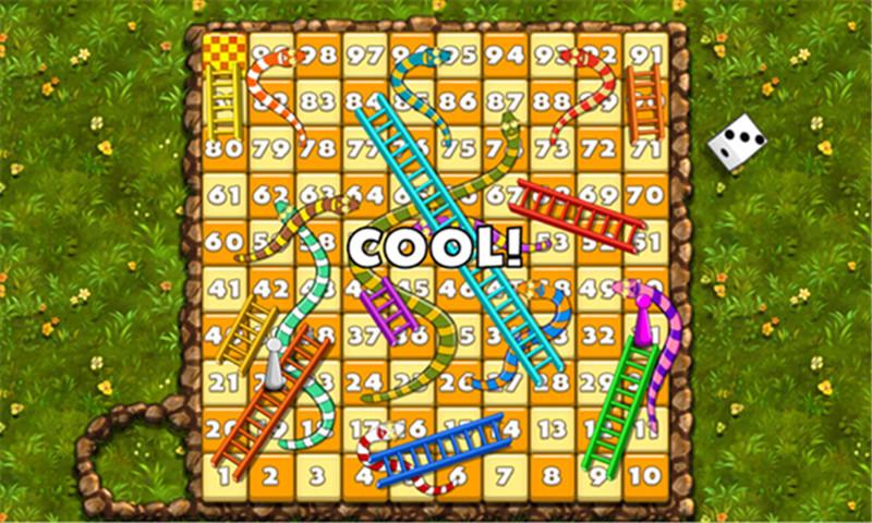 蛇与梯子小游戏