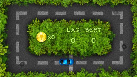 加速环形跑道小游戏