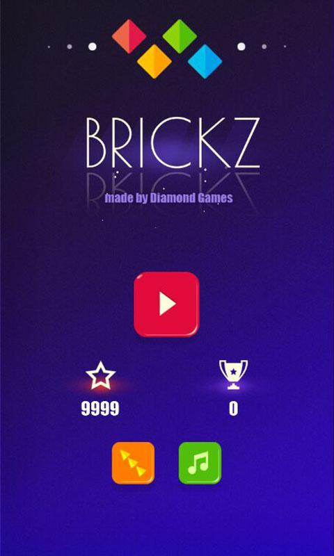 银色三角蛇击砖块小游戏