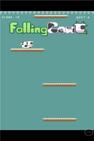 奶牛往下跳小游戏