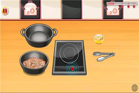 跟着萨拉学做鸡肉意面小游戏