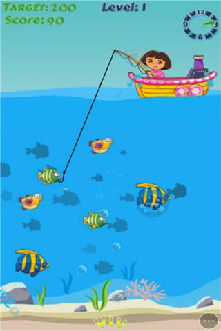 朵拉钓鱼记小游戏