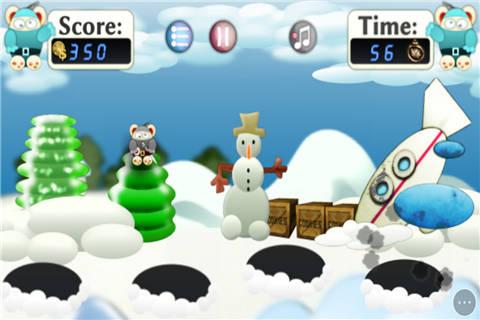 冬日熊娃娃小游戏