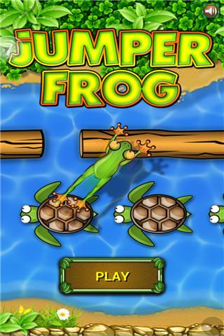 跳跃青蛙来过河小游戏