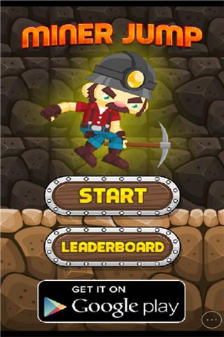 跳跃的矿工小游戏