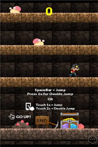 跳跃的矿工小游戏