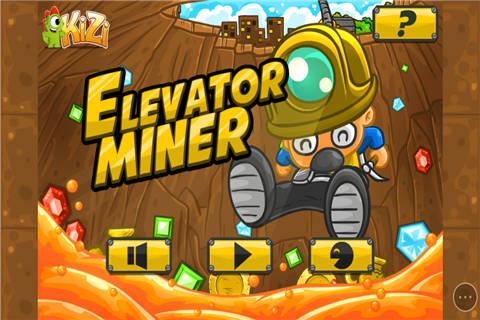 升降梯矿工挖宝小游戏