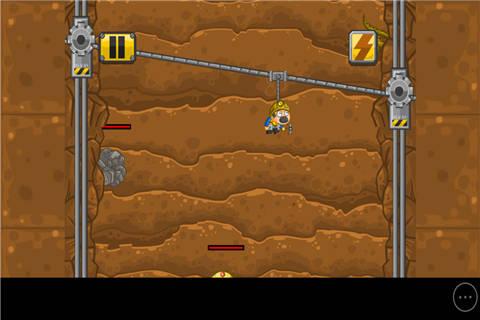 升降梯矿工挖宝小游戏