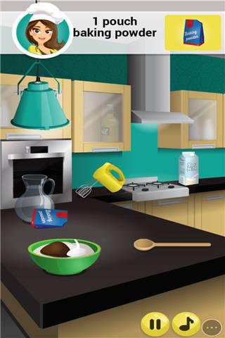 艾玛制作蝴蝶蛋糕小游戏