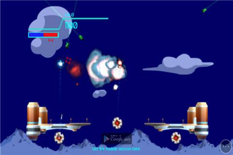 宇宙空袭小游戏