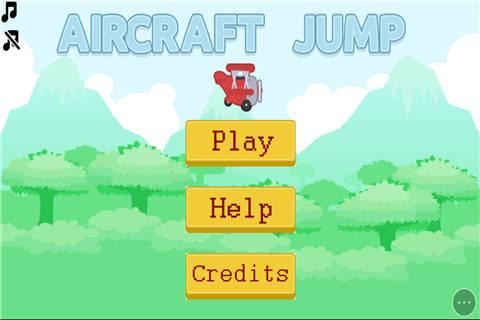 跳跃小飞机小游戏