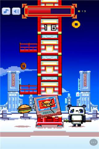 熊猫狂拆塔小游戏