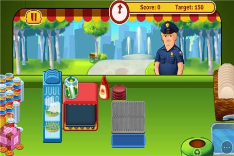 汉堡专家餐厅小游戏