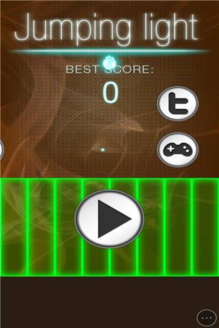 跳跃的亮球小游戏