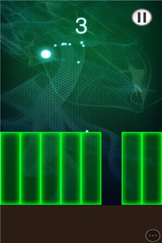 跳跃的亮球小游戏