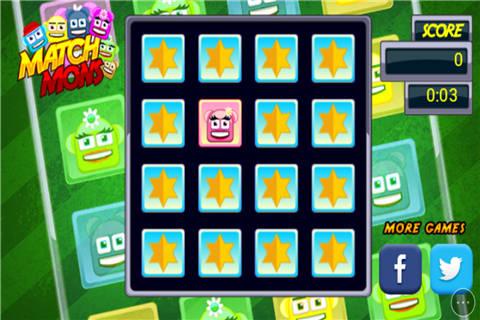 笑脸记忆翻牌小游戏