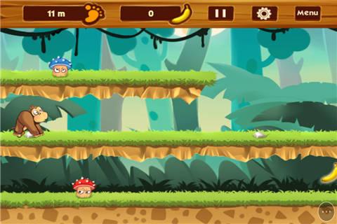 大猩猩跑酷小游戏