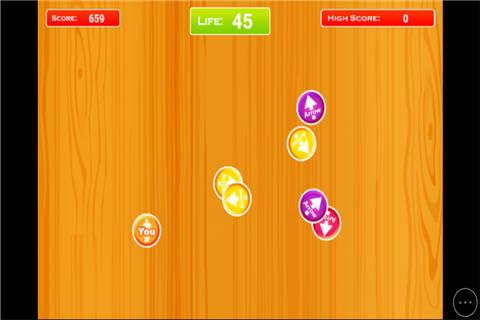 躲避箭头小游戏