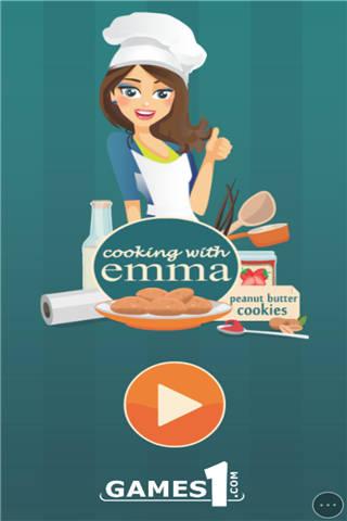 跟着艾玛制作花生酱饼干小游戏